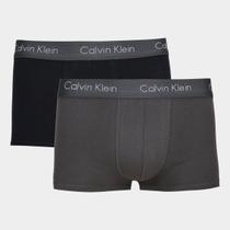 Kit Cueca Juvenil Calvin Klein Trunk Algodão c/ 2 Peças Kit Cueca Juvenil Calvin Klein Trunk Algodão c/ 2 Peças