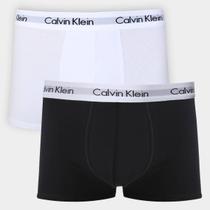 Kit Cueca Juvenil Calvin Klein Trunk Algodão c/ 2 Peças Kit Cueca Juvenil Calvin Klein Trunk Algodão c/ 2 Peças