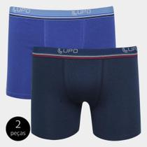 Kit Cueca Lupo Algodão com Elastano 2 Peças