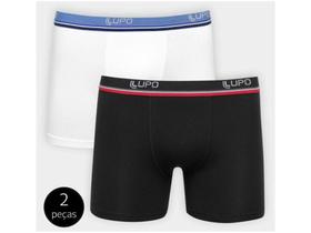 Kit Cueca Lupo Algodão com Elastano 2 Peças Kit Cueca Lupo Algodão com Elastano 2 Peças