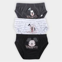 Kit Cueca Lupo Slip Disney Mickey Masculina - 3 Peças