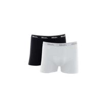 Kit Cueca Mash Boxer Algodao 110.04 Preto/Branco Kit Cueca Mash Boxer Algodao 110.04 Preto/Branco