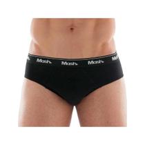 Kit Cueca Mash Slip Masculina 010.04 Preto/Cinza/Preto Kit Cueca Mash Slip Masculina 010.04 Preto/Cinza/Preto