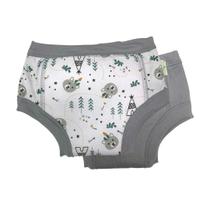 Kit Cueca para desfralde Floresta Diurno e Noturno