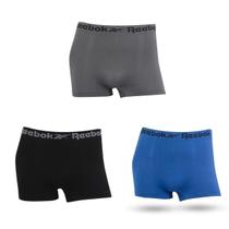 Kit Cueca Reebok Boxer Microfibra com Cós Alto Premium