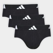 Kit Cueca Slip Adidas Cavada 3 Peças Kit Cueca Slip Adidas Cavada 3 Peças