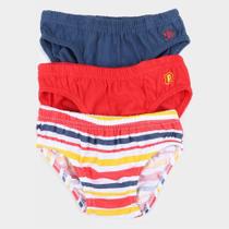 Kit Cueca Slip Bebê Pimpolho Com 3 Peças