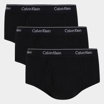 Kit Cueca Slip Calvin Klein Brief Rib Masculina Kit Cueca Slip Calvin Klein Brief Rib Masculina