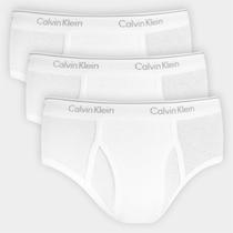 Kit Cueca Slip Calvin Klein Brief Rib Masculina Kit Cueca Slip Calvin Klein Brief Rib Masculina