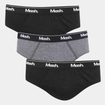 Kit Cueca Slip Mash 03 Peças Kit Cueca Slip Mash 03 Peças