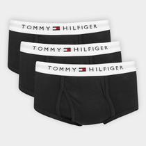 Kit Cueca Slip Tommy Hilfilger Algodão Elástico 3 Peças