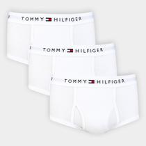 Kit Cueca Slip Tommy Hilfilger Algodão Elástico 3 Peças