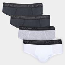 Kit Cueca Slip Underwear 4 Peças