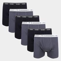 Kit Cuecas Boxer Gajang 6 Peças