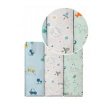Kit Cueiro 80x50cm com 6 unidades - estampadas e lisas - Kit Cueiro 80x50cm com 6 unidades - estampadas e lisas -