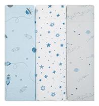 Kit Cueiro Bebe Flanelado Manta Papi 80X80 Cm Com 3 Uni Espa