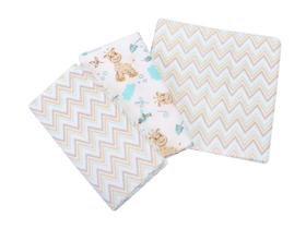 Kit Cueiro Bebe Mantinha 50cmx80cm Neutro 100% Algodão Kit Cueiro Bebe Mantinha 50cmx80cm Neutro 100% Algodão