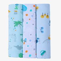 Kit Cueiro Estampado Azul Karinho 1,0 X 80 Cm Kit Cueiro Estampado Azul Karinho 1,0 X 80 Cm