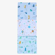 Kit Cueiro Estampado Azul Karinho Kit Cueiro Estampado Azul Karinho