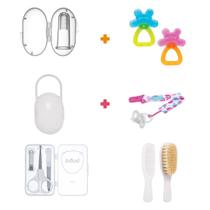 Kit cuid.elefante rosa,prendedor,morderdedor,kit manicure Kit cuid.elefante rosa,prendedor,morderdedor,kit manicure