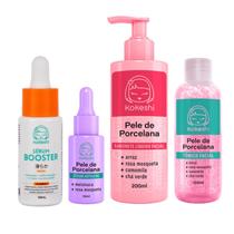Kit Cuidado Completo Antiacne Vit C Limpeza Tonificação