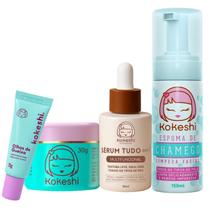 Kit Cuidado Completo Espuma Chamego Tudo em 1 Pele de Porcelana Kit Cuidado Completo Espuma Chamego Tudo em 1 Pele de Porcelana