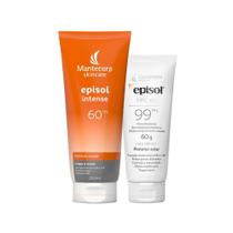 Kit Cuidado da Pele Mantecorp - Protetor Solar Corporal FPS 60 e Protetor Solar Facial FPS 99