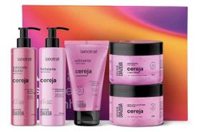 Kit Cuidado Facial e Corporal Cereja Hidrata Esfolia Labotrat