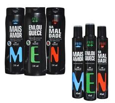 Kit Cuidado Íntimo Masculino 3 Sabonete Líquido 3 Perf Cueca