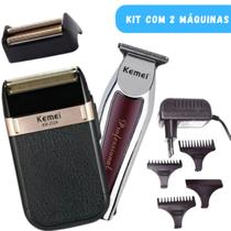 KIT Cuidado Masculino (KEMEI 2024 + 9164) leve e eficiente