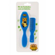 Kit Cuidado P/ Cabelo do Bebê - Azul - Turminha Guara