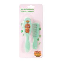 Kit Cuidado P/ Cabelo do Bebê - Verde- Turminha Guara Kit Cuidado P/ Cabelo do Bebê - Verde- Turminha Guara