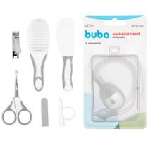 Kit Cuidados Baby com Aspirador Nasal Escova Pente Acessórios Buba