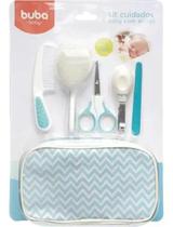 Kit Cuidados Baby Com Estojo Azul 9 Peças - Buba