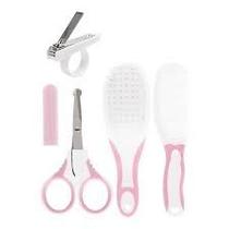 Kit Cuidados Bebe 6 Peças Rosa