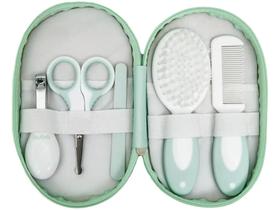 Kit Cuidados Bebê Buba Verde 8 Peças com Estojo