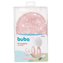 Kit Cuidados Com Bebe 9 Itens Estojo Rosa 16240 - Buba