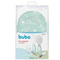 Kit Cuidados Com Bebe 9 Itens Estojo Verde 16273 - Buba Kit Cuidados Com Bebe 9 Itens Estojo Verde 16273 - Buba