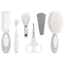 Kit cuidados com bebe 9 pecas com estojo cinza - buba Kit cuidados com bebe 9 pecas com estojo cinza - buba
