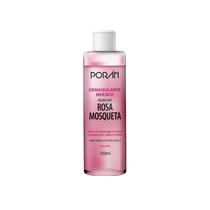 Kit Cuidados com Corpo e Rosto Clareia Machas e Estrias com Esfoliante, Demaquilante Bifásico e Óleo Rosa Mosqueta Porán