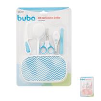 Kit Cuidados com Estojo e Acessórios Infantil Azul Rosa Buba