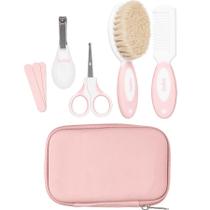 Kit Cuidados Com Estojo Rosa Liso - Buba Kit Cuidados Com Estojo Rosa Liso - Buba
