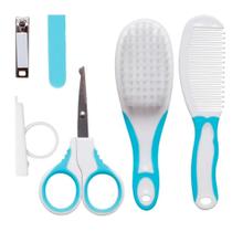 Kit Cuidados com o Bebê 6 Peças Azul 5239 - Buba