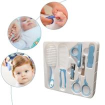 Kit Cuidados E Higiene Bebê Pente Escova E Cortador De Unha - Pais e filhos