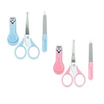 Kit Cuidados E Higiene Manicure Bebê Tesoura Cortador Lixa