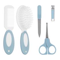 Kit cuidados escova,pente,tesoura,cortador e lixa BUBA azul Kit cuidados escova,pente,tesoura,cortador e lixa BUBA azul