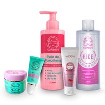 Kit Cuidados Essenciais Kokeshi Limpeza Hidratação