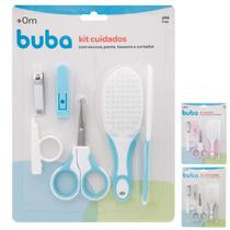 Kit Cuidados Higiene do Bebê Cortador Tesoura Escova Pente Buba Kit Cuidados Higiene do Bebê Cortador Tesoura Escova Pente Buba