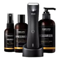 Kit Cuidados Higiene Masculina Manscaped Refined com Aparador Elétrico 3.0