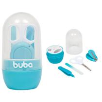 Kit Cuidados Manicure Com Estojo Azul Buba